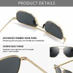 Men's Military Style Polarized Aviator Sunglasses