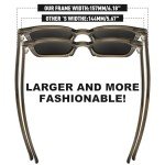 Trendy Polarized Retro Sunglasses for All (2 Pack)