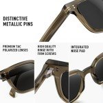 Trendy Polarized Retro Sunglasses for All (2 Pack)