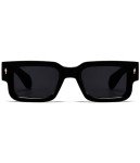ZIMUSUN Chunky Square Frame Sunglasses for All