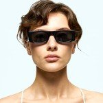 Chic Retro Rectangle Sunglasses for Unisex Styles