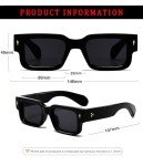 ZIMUSUN Chunky Square Frame Sunglasses for All