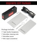 ZIMUSUN Chunky Square Frame Sunglasses for All