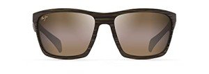Maui Jim Makoa Polarized Wrap Sunglasses - Brown