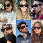 Trendy Retro Rectangle Sunglasses for Everyone