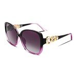 FEISEDY Women’s Oversized Polarized Pearl Sunglasses