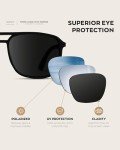 WearMe Pro - Square Polarized Men's Sunglasses