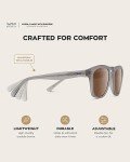 WearMe Pro Polarized Retro Men's Sunglasses - Grey Moon