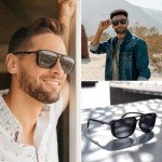 WearMe Pro - Square Polarized Men's Sunglasses