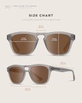 WearMe Pro Polarized Retro Men's Sunglasses - Grey Moon