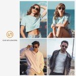 SUNGait Retro Semi-Rimless 80s Sunglasses 3016