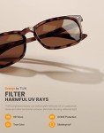TIJN Tortoiseshell Polarized Sunglasses - UV Protection