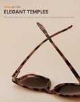 TIJN Tortoiseshell Polarized Sunglasses - UV Protection