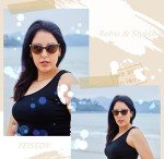 FEISEDY Women's Classic Polarized Cateye Sunglasses