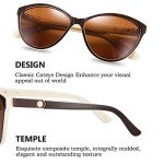 FEISEDY Women's Classic Polarized Cateye Sunglasses