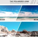 Oversized Mirrored Polarized Sunglasses for Women