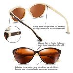 FEISEDY Women's Classic Polarized Cateye Sunglasses