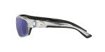 Costa Del Mar Silver Frame Sunglasses with Blue Lenses