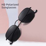 Polarized Hexagon Sunglasses with UV400 Protection