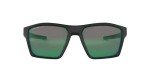 Oakley Targetline Square Sunglasses, Matte Black/Jade