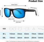 MAXJULI Polarized UV400 Sunglasses for All Activities