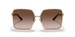 Dolce & Gabbana Women's Gold Round Sunglasses