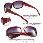 FEISEDY Women’s Oversized Polarized Square Sunglasses