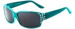 Teal Polarized Designer Sunglasses for Women