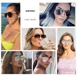 Andwood Oversized Aviator Sunglasses for All