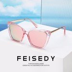 Trendy Polarized Cat Eye Sunglasses for Women
