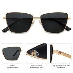 Trendy Polarized Cat Eye Sunglasses for Women