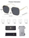 SOJOS Women’s Retro Square Polarized Sunglasses