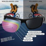 PUKCLAR Polarized Sports Sunglasses for Active Lifestyles