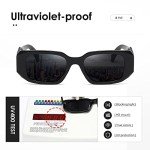 Kimorn Retro Rectangle Sunglasses for Men & Women