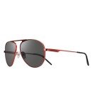 Revo Metro Polarized Aviator Sunglasses - Firecracker Red