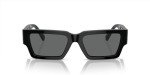 Versace Black Frame Sunglasses with Dark Grey Lenses