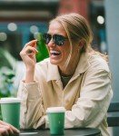 Revo Sierra Polarized Sunglasses with Blue Lenses