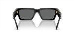 Versace Black Frame Sunglasses with Dark Grey Lenses