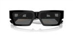 Versace Black Frame Sunglasses with Dark Grey Lenses