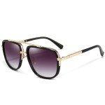Oversized Square Aviator Sunglasses for Men