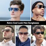 Dollger Retro Aviator Square Sunglasses for Men
