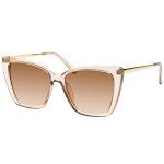 Trendy Oversized Cat Eye Sunglasses for Women