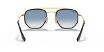 Ray-Ban Marshal II Hexagonal Sunglasses, Gold/Blue