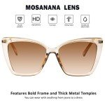 Trendy Oversized Cat Eye Sunglasses for Women