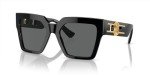 Versace Black Frame Sunglasses with Dark Grey Lenses