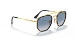 Ray-Ban Marshal II Hexagonal Sunglasses, Gold/Blue