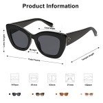 SOJOS Vintage Cateye Sunglasses with UV400 Protection