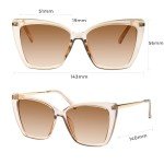Trendy Oversized Cat Eye Sunglasses for Women