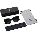 SOJOS Vintage Cateye Sunglasses with UV400 Protection
