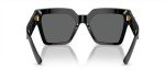 Versace Black Frame Sunglasses with Dark Grey Lenses